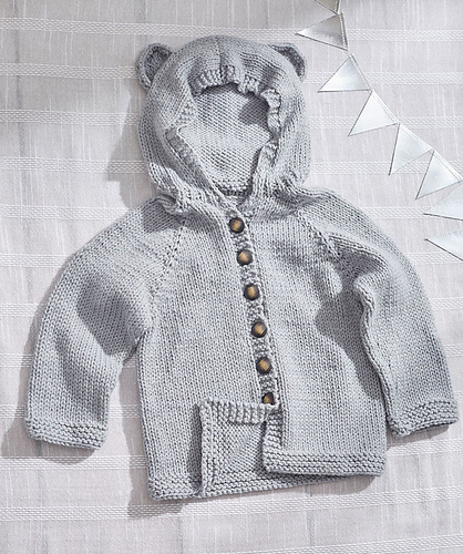 Baby Bear Knit Hoodie