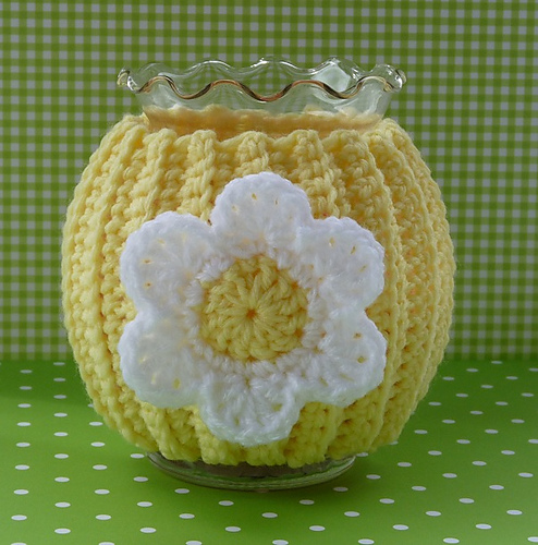 Daisy Jar Cozy