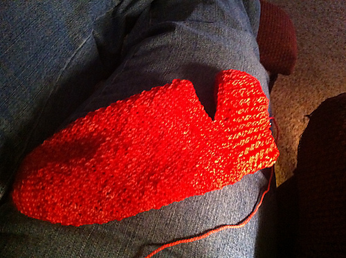 Plain Toe Up Crochet Socks