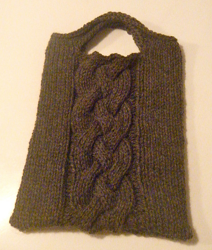 Mark's Cabled iPad Cozy