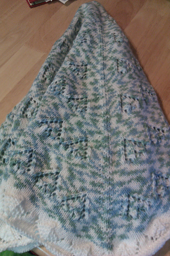 Hearts in the Round Baby Blanket