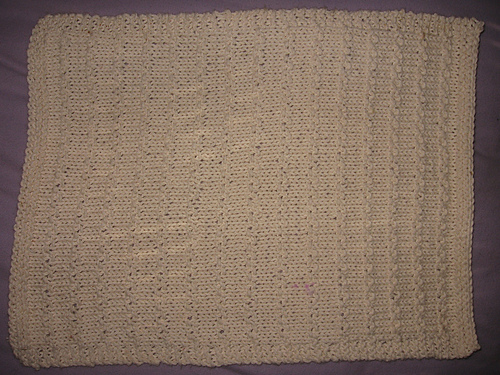 Roman Stitch Dishcloth, Mug Rug, Towel, Placemat