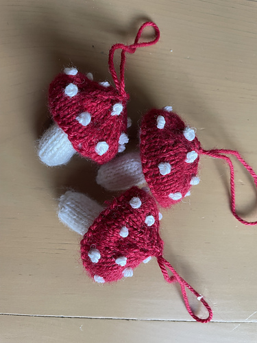 Charming Mushroom Ornaments
