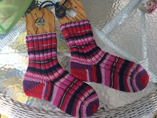 Jennie's Very Easy Short-Row Sock For Beginners