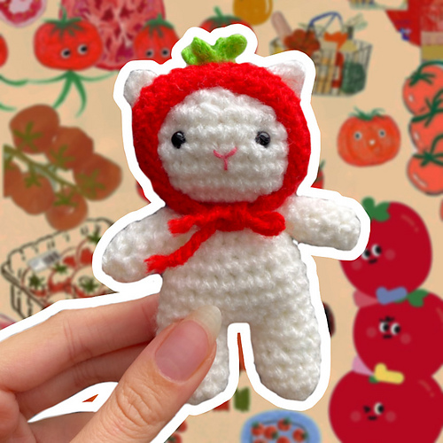 Berry Bonnet Cat