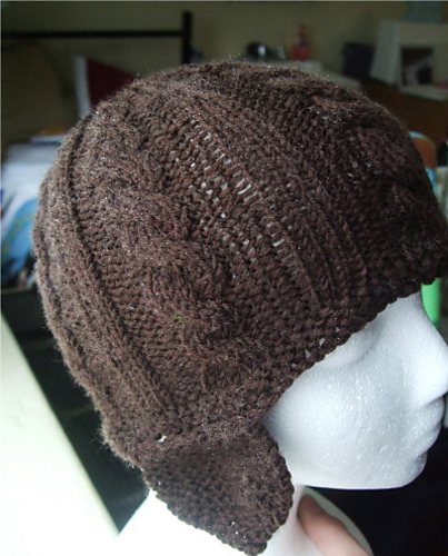 Cabled Snow Hat