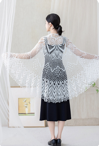 Peafowl Dance Shawl