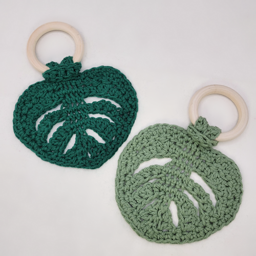 Little Monstera Teething Ring