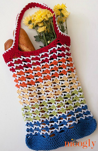 Rainbow Runner Tote Bag