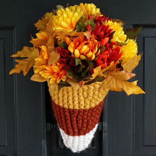 Candy Corn Door Basket