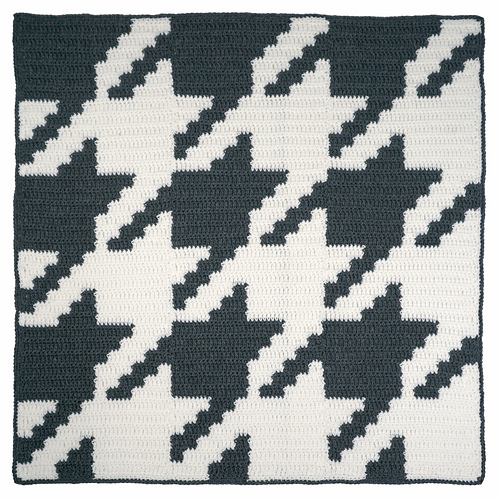Houndstooth Squares Blanket