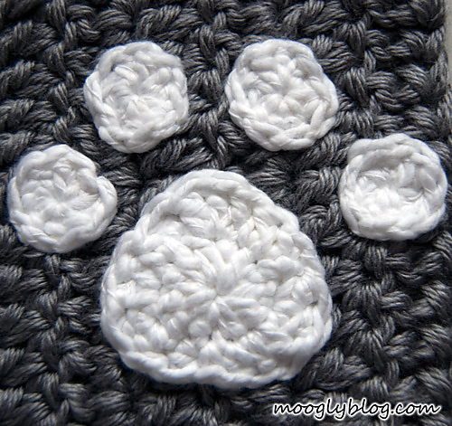 Paw Print Appliqué Set