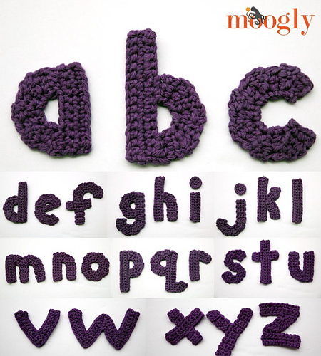 Moogly Lowercase Alphabet