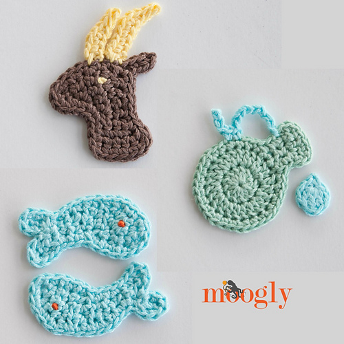 Zodiac Appliques: Capricorn, Aquarius, Pisces