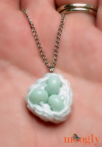Bird's Nest Necklace Pendant