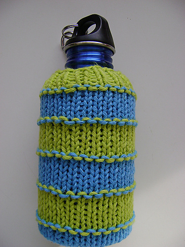Super Stripey Water Bottle Cozy