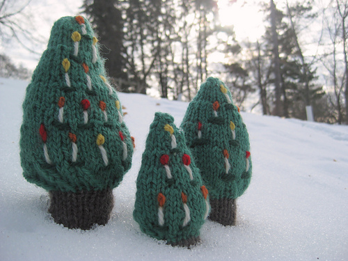 Candlelit Christmas Trees