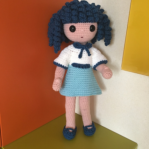Blue doll