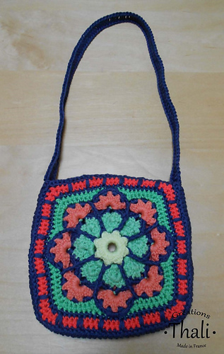 Sac en granny vitrail