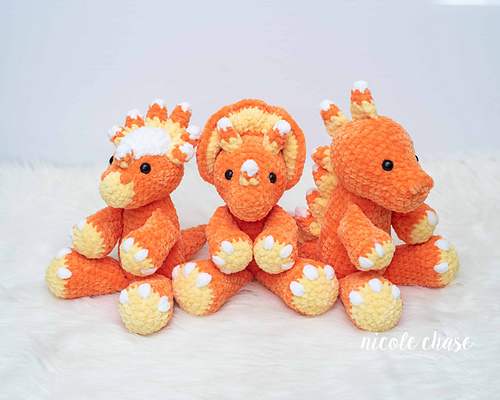 Candy Corn Dinosaurs