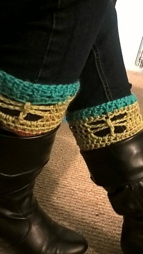 Hoping for Flowers - Boot Cuffs