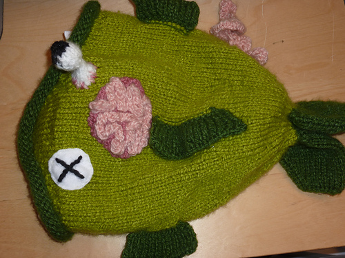 Zombie Piranha Fish Hat and Cowl