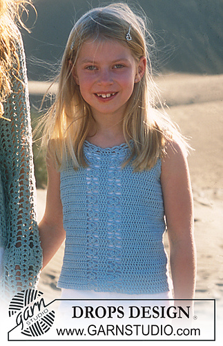 88-20 a - Crocheted top for Girls