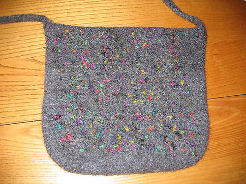 Felted Confetti Bag