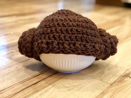 Adult Princess Leia Beanie