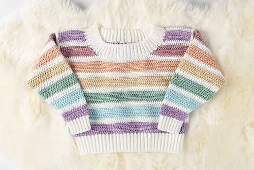 Heathered Rainbow Pullover