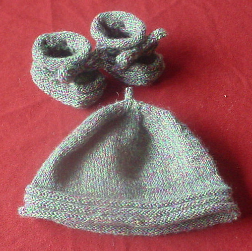 Baby Beanie to Match Jane's Stay-On Booties