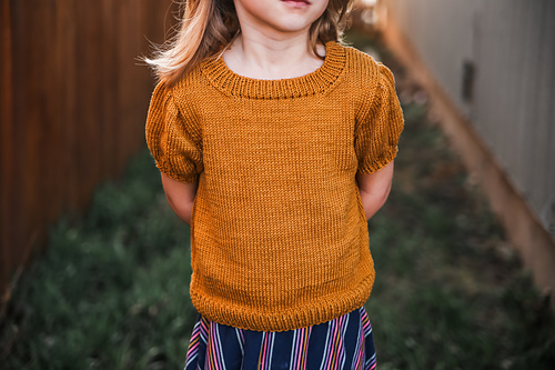 Child Puff Sleeve Tee
