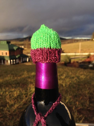 Mini Wine Bottle Hat