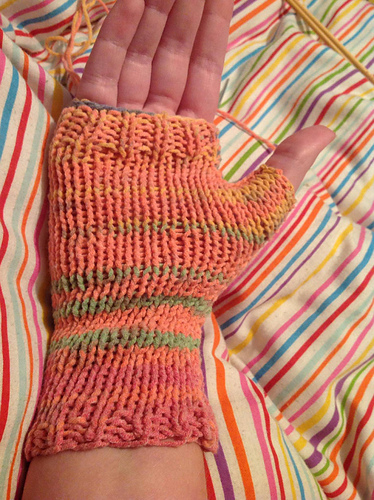DPN-less Fingerless Gloves