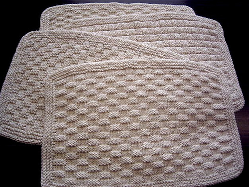 Basketweave Placemats and Coasters