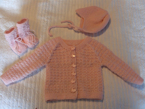 0514-04 White Baby Set