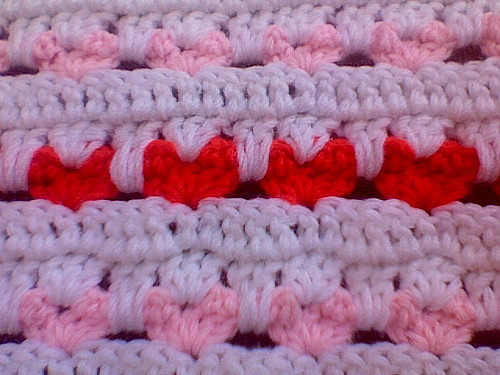 Heart Crochet Table Runner