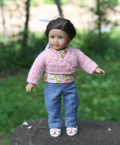Wrap Sweater for Mini American Girl Dolls