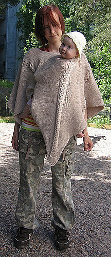 Vapaamatkustajan kantosuojus - poncho kantoliinailijalle