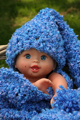 Baby Snuggle and Hat Set