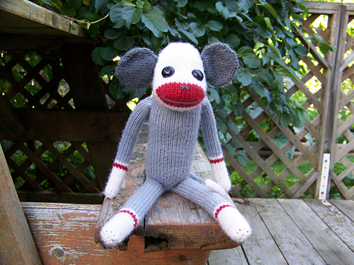 Erick's Knitted Sock Monkey