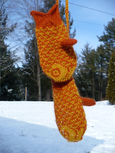 Goldfish Mittens