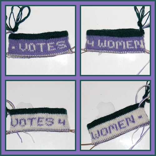 Suffragette Socks