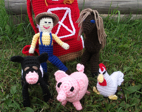 Barnyard Toy Bag