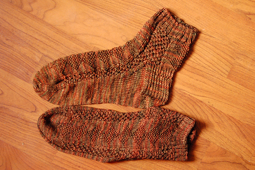 Moss and Bramble Socks