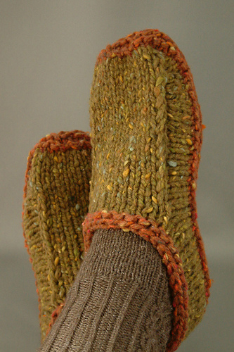 Non-felted Slippers