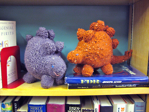 Knitted Stegosaurus