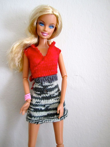 #0248 Wrap Around Top and Skirt