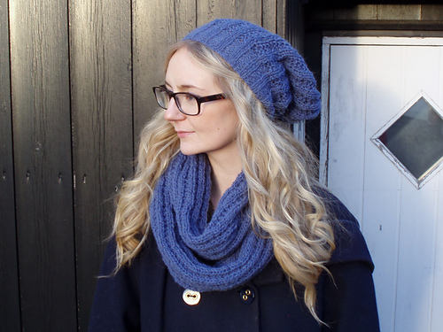 Blue Scarf and Hat