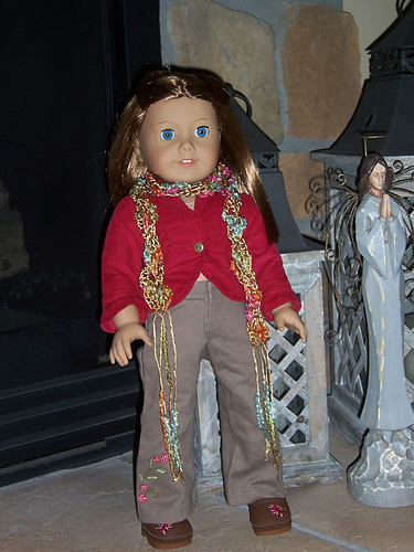 Hooded Scarf and Scarf Tutorial for 18" dolls